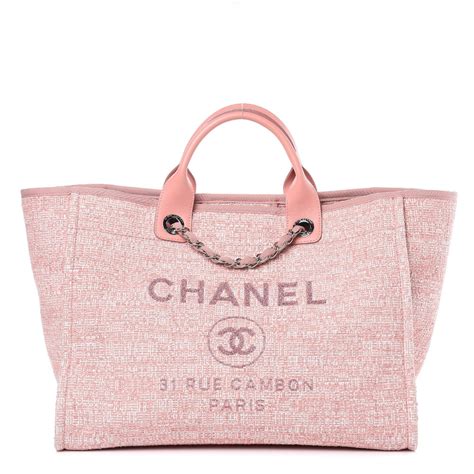 pink chanel canvas tote|pink chanel bag 2020.